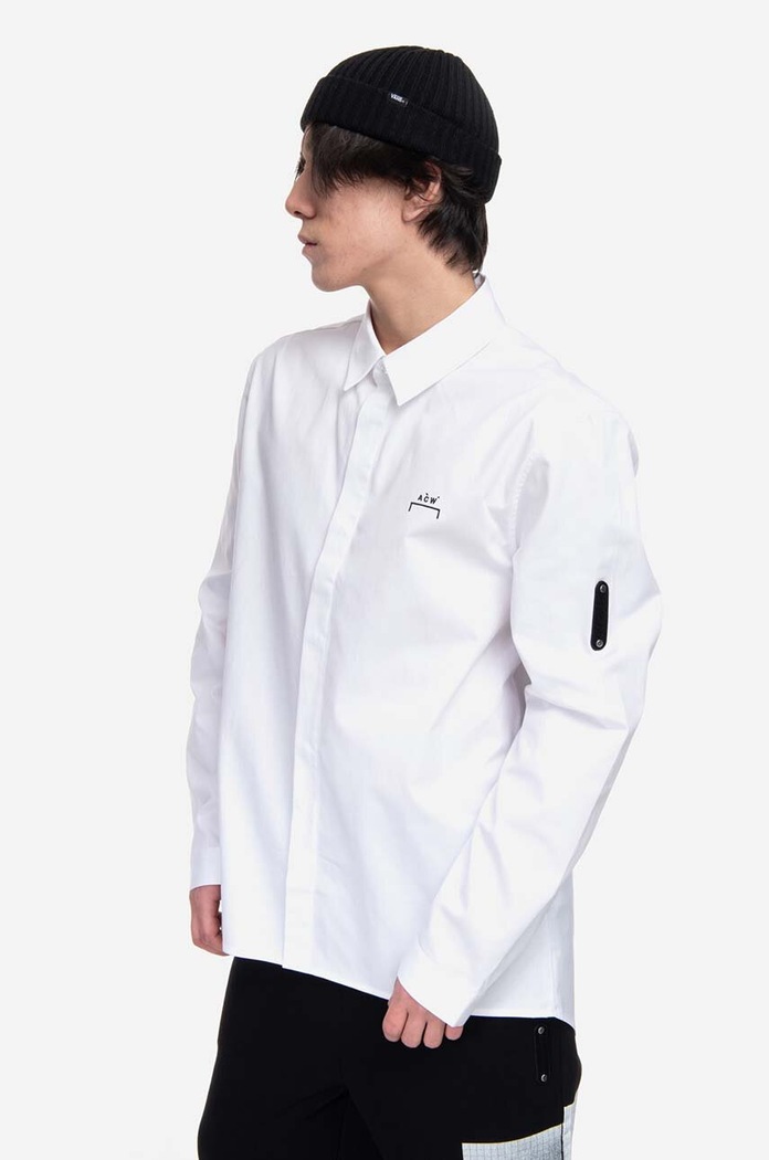 Košile A-COLD-WALL* Pawson Shirt ACWMSH078 WHITE bílá ACWMSH078