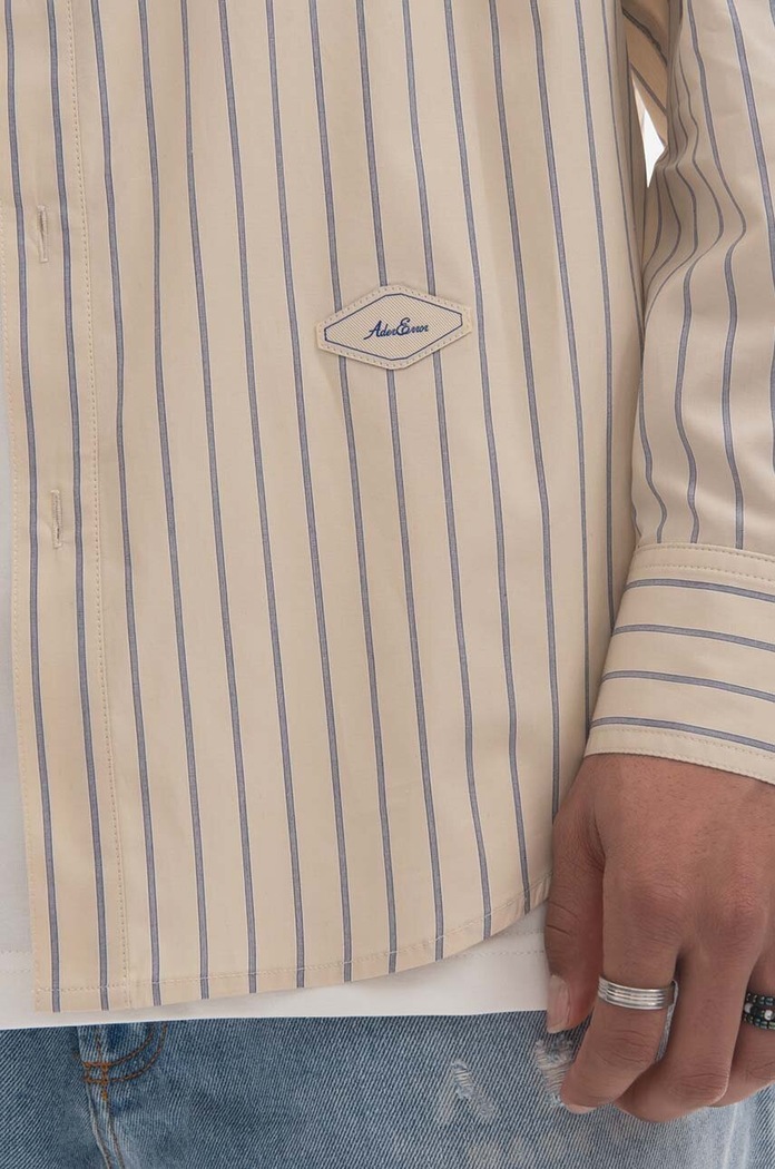 Košile Ader Error Long S Shirt BMADSSSH0104ST BMADSSSH0104ST béžová