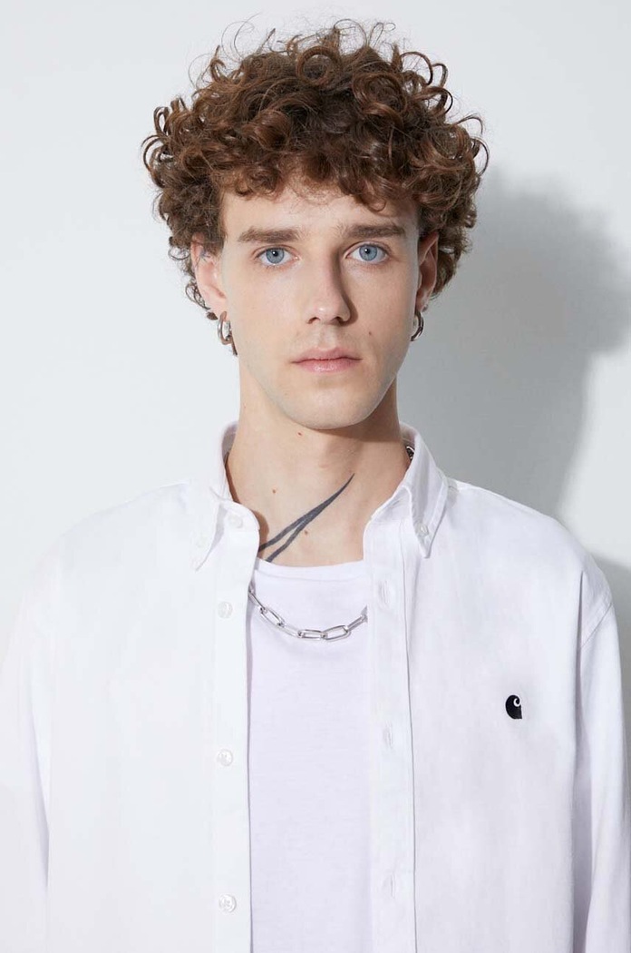 Carhartt WIP camicia in cotone Madison Shirt I023339 bianco