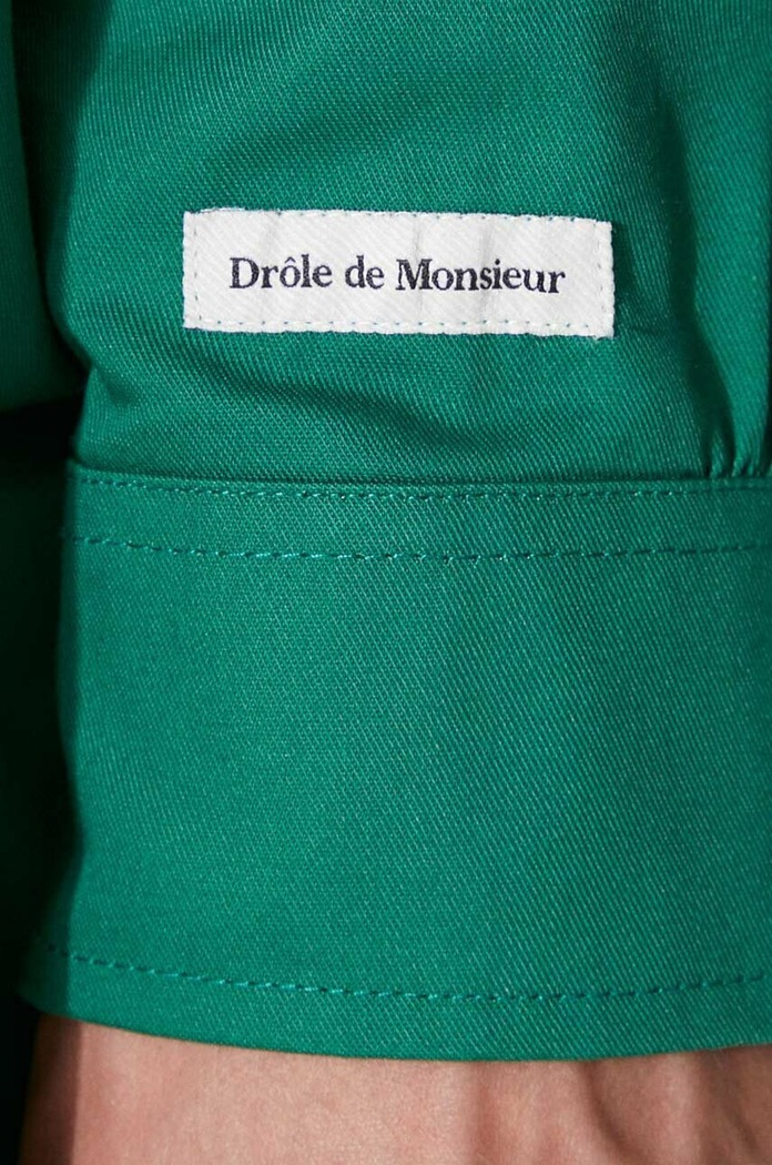 Хлопковая рубашка Drôle de Monsieur SH119.FOREST