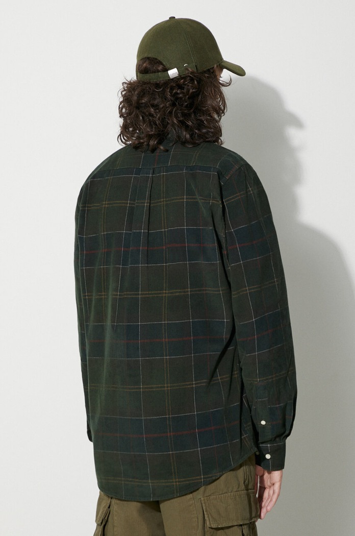 Clothing Barbour corduroy shirt Blair Tailored Shirt MSH4986 green