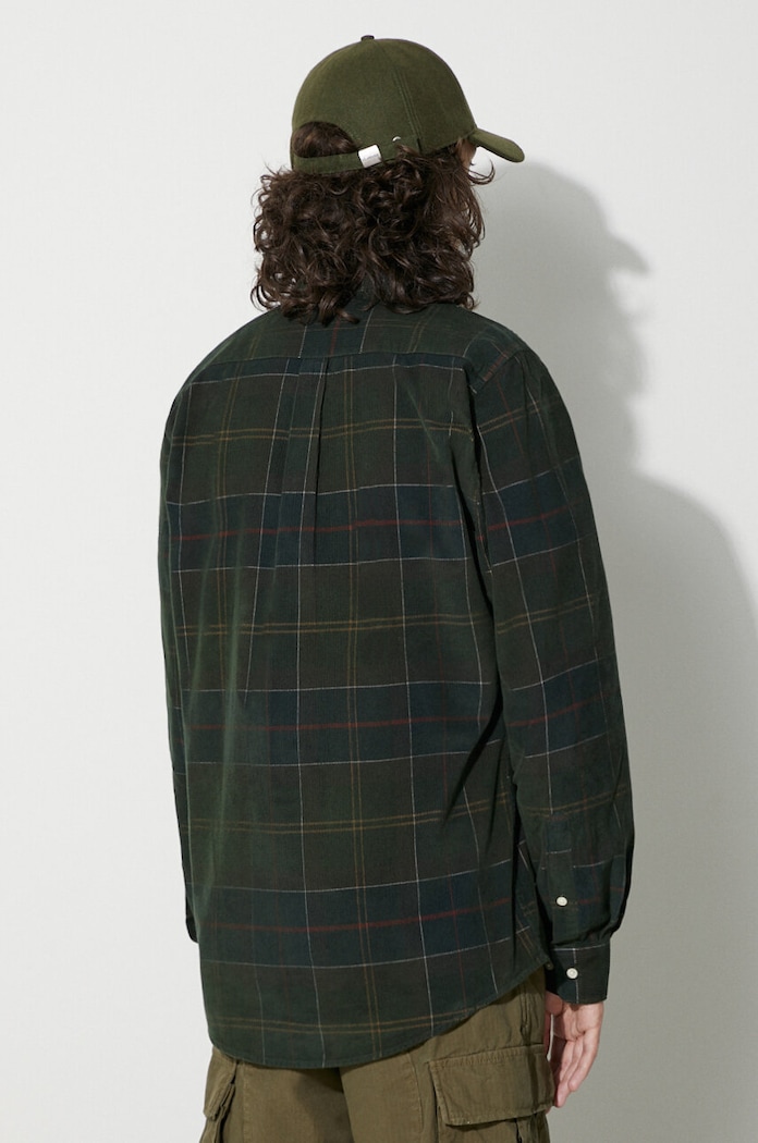 Clothing Barbour corduroy shirt Blair Tailored Shirt MSH4986 green
