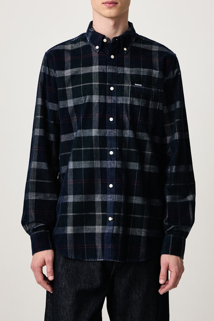 Koszula męska sztruksowa Blair Tailored Shirt Barbour multicolor MSH4986