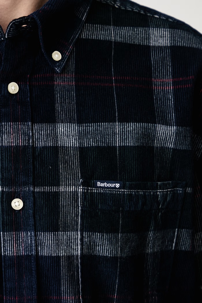 Barbour Koszula męska sztruksowa Blair Tailored Shirt MSH4986