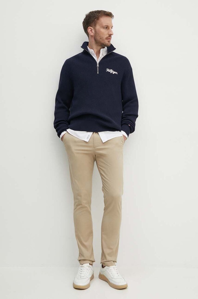 Îmbrăcăminte Tommy Hilfiger camasa din bumbac MW0MW25035 alb