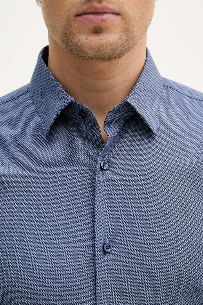 BOSS cămașă 50490934 bleumarin