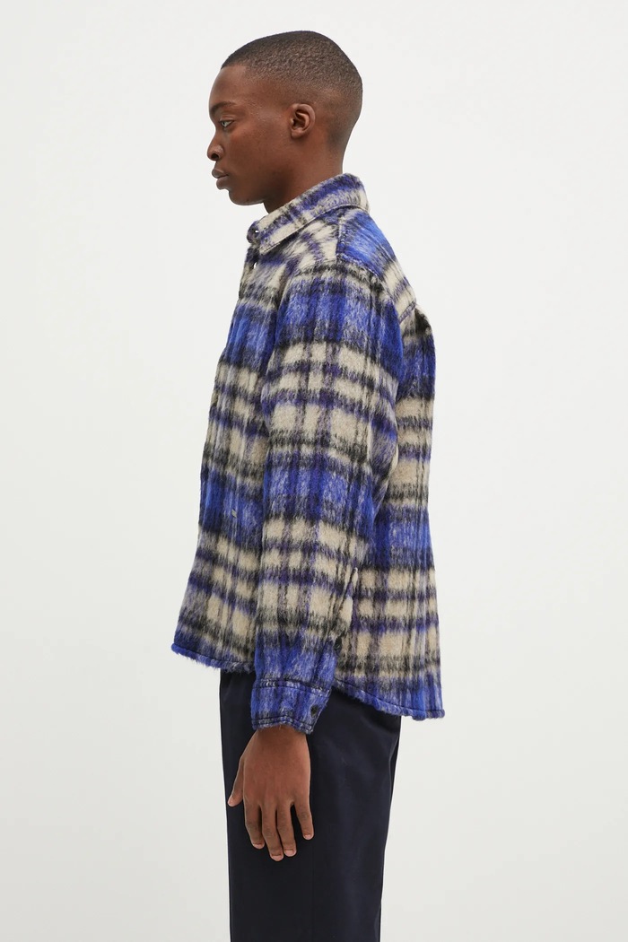 Ader Error wool shirt BN01FWJK0118BL blue AA00