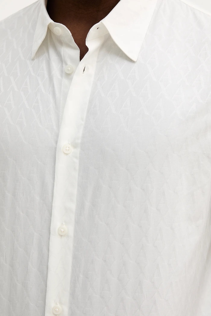 Bavlněná košile Armani Exchange XM001935.AF16631.NOS béžová