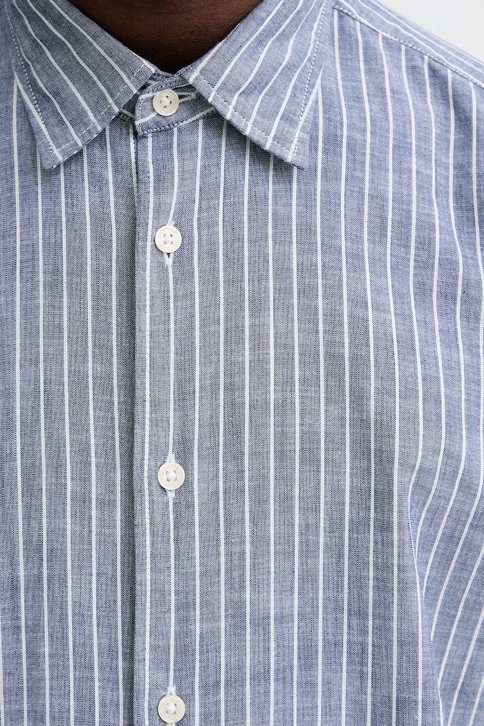 Marc O'Polo cămașă din bumbac M26721042358 albastru