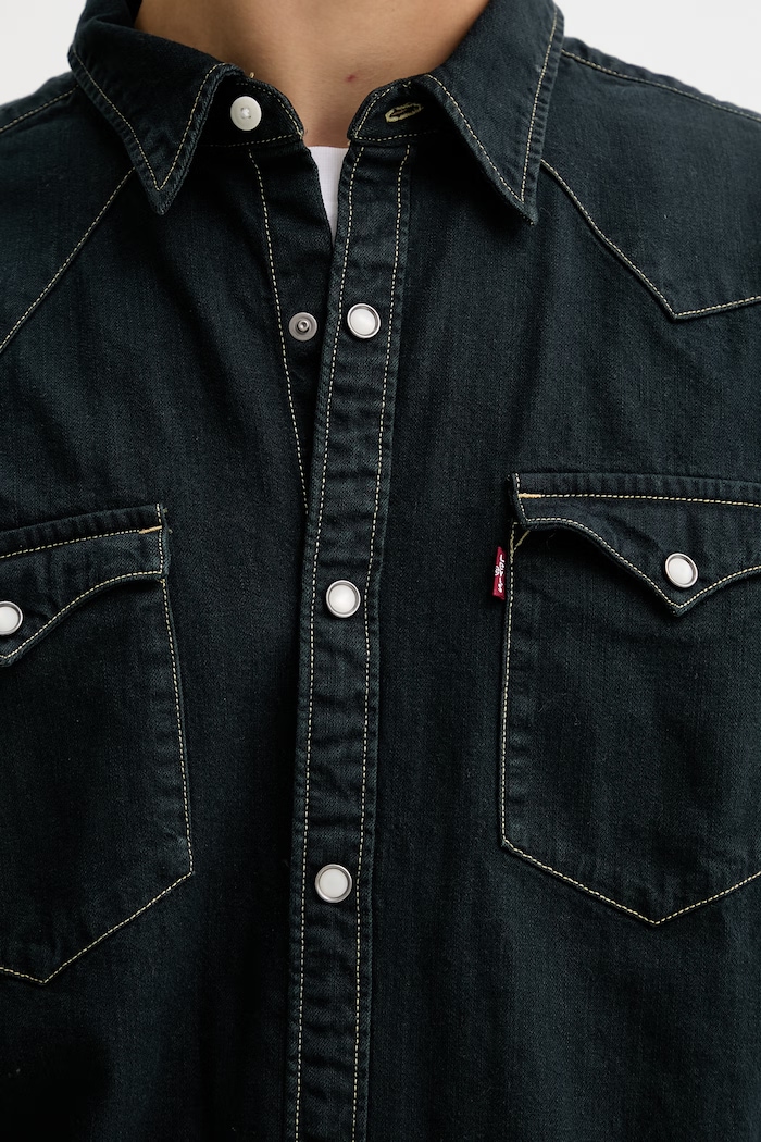 Levi's koszula jeansowa BARSTOW WESTERN STANDARD 85744.0114 czarny