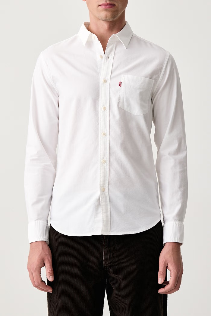 Koszula męska bawełniana STANDARD NATE F Levi's 85748.0058 beżowy