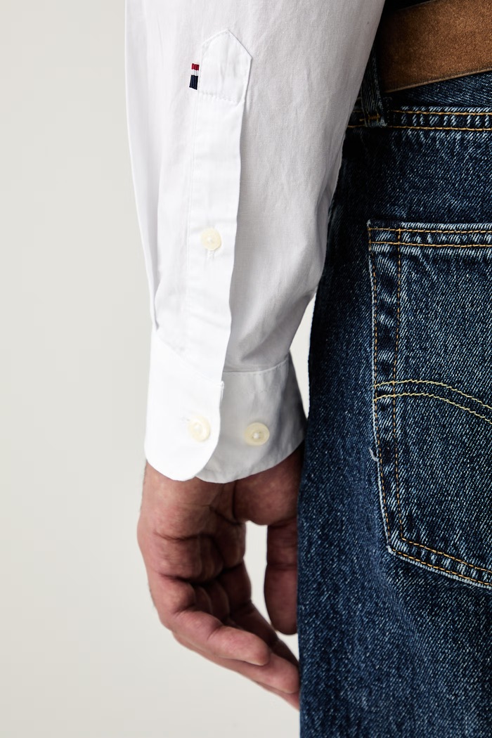 U.S. Polo Assn. męskie bawełniane STRETCH COTTON POPLIN MUP3249