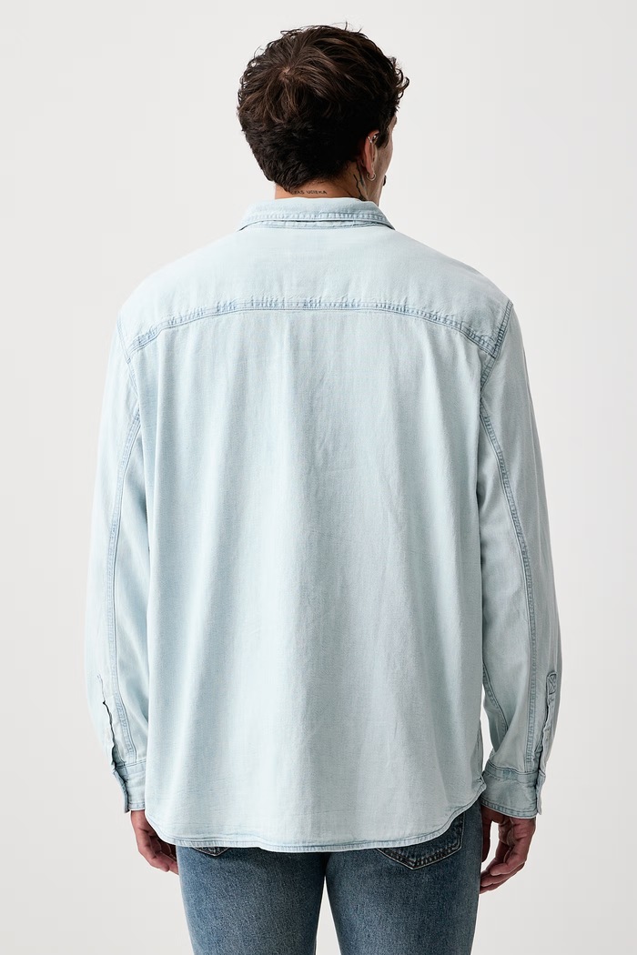Odzież Levi's Koszula męska jeansowa MARIPOSA WORKER 0085D niebieski