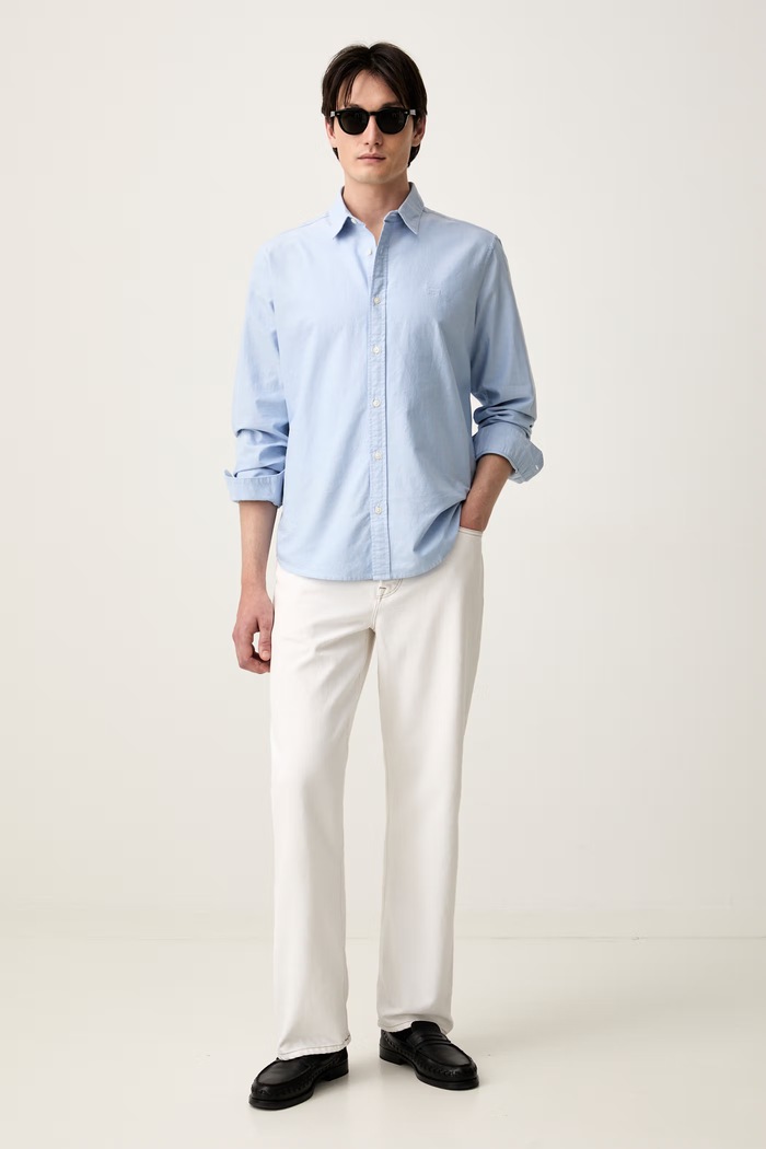 Levi's košeľa oxford pánska bavlnená BATTERY HOUSEMARK STANDARD 0085A modrá AA00