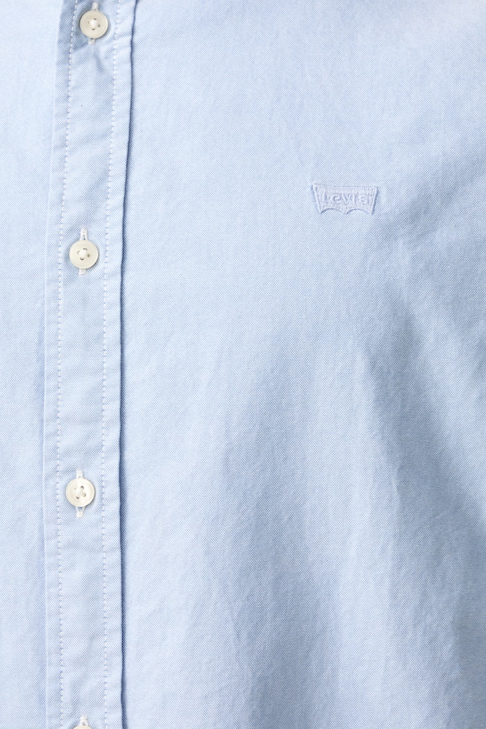 Levi's košeľa oxford pánska bavlnená BATTERY HOUSEMARK STANDARD 0085A modrá
