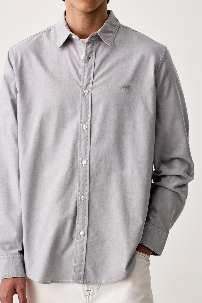 Levi's koszula oxford męska bawełniana BATTERY HOUSEMARK STANDARD niebieski 0085A