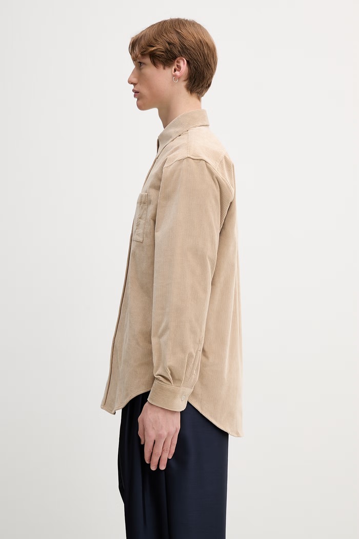 Drôle de Monsieur риза от джинс мъжка PERM.SH172.CO156 бежов AA00