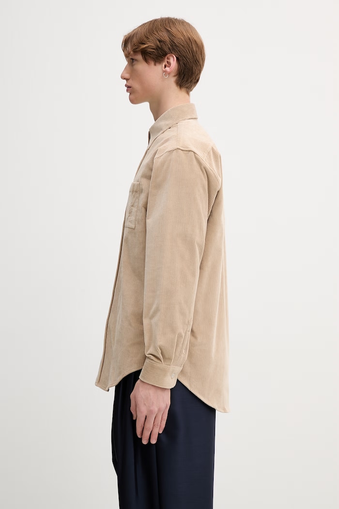 Drôle de Monsieur риза от джинс мъжка PERM.SH172.CO156 бежов AA00