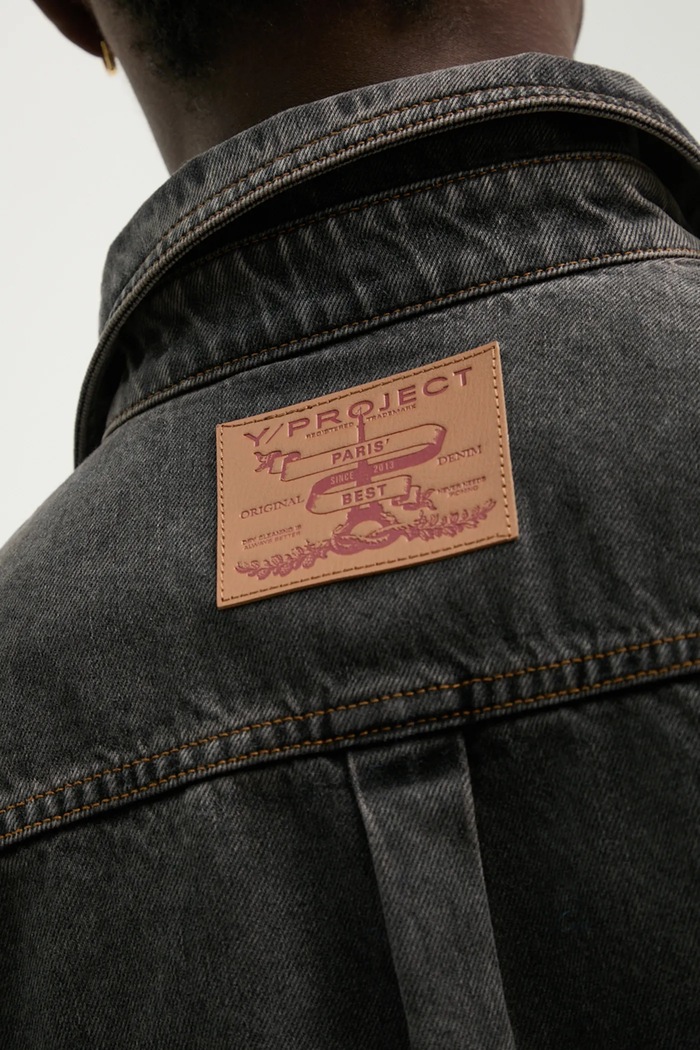 Jeans srajca Y/Project EVERGREEN PARIS' BEST PATCH DENIM SHIRT 207SI002