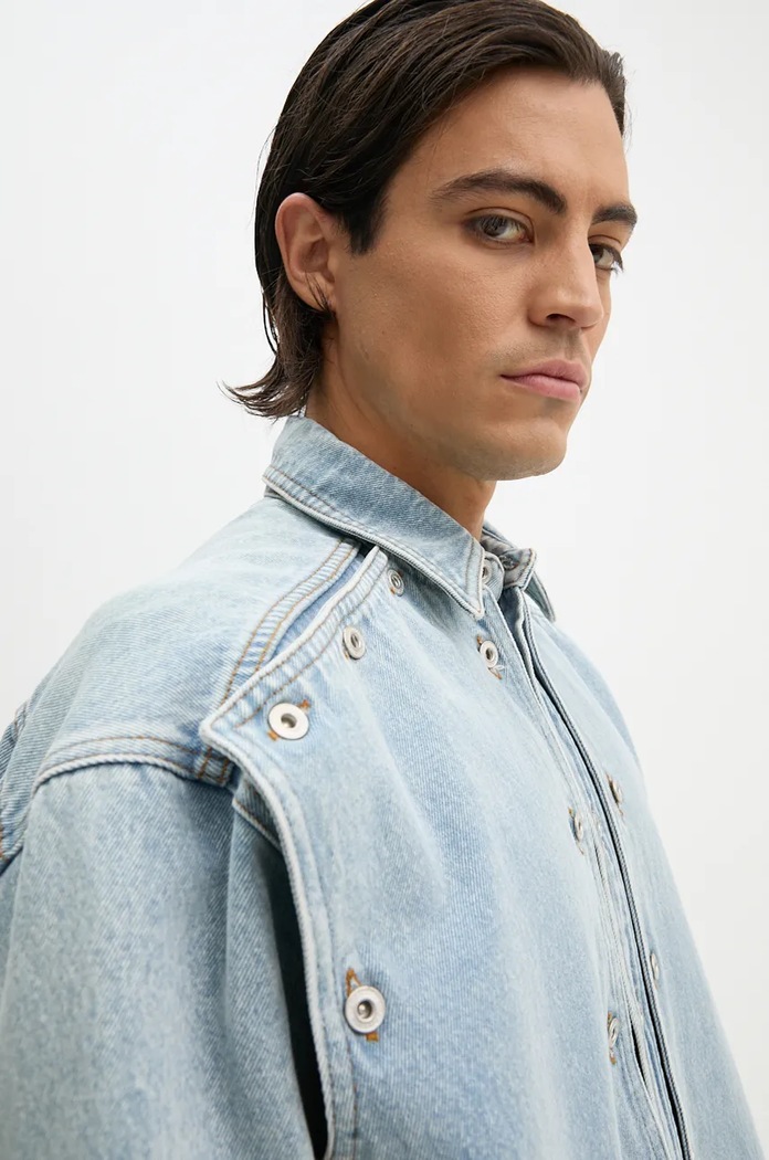 Y/Project denim jacket EVERGREEN SNAP OFF DENIM SHIRT 207SI001