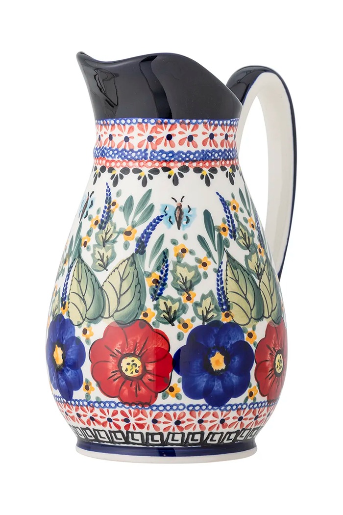 Kuchyňa a bar Džbán Bloomingville Florist 1,6 L 82061277 červená