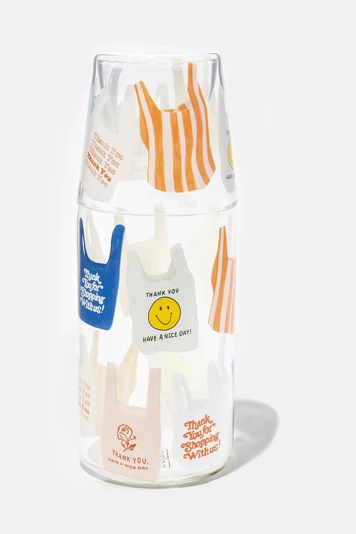 Karafa s pohárom DOIY Corner Shop 1,2 L viacfarebná DYJGLCSBA