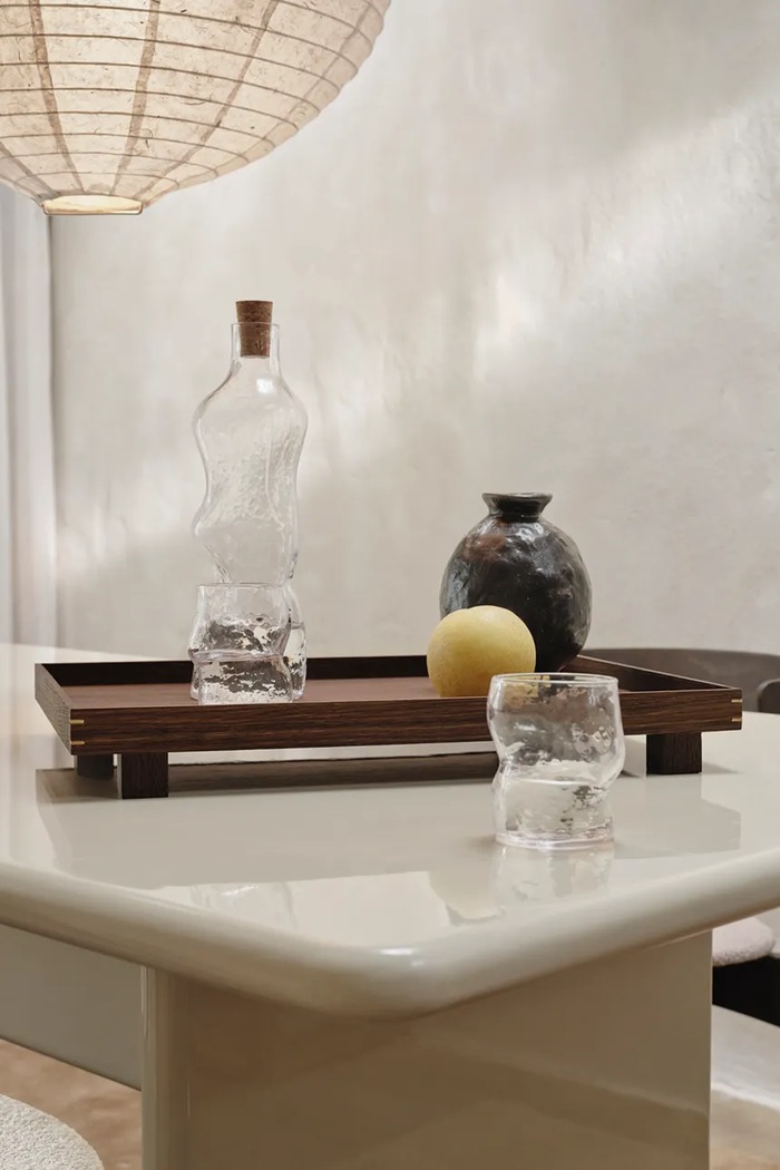Bucătărie și bar ferm LIVING carafă Dimple 1 L 1104270154 transparent
