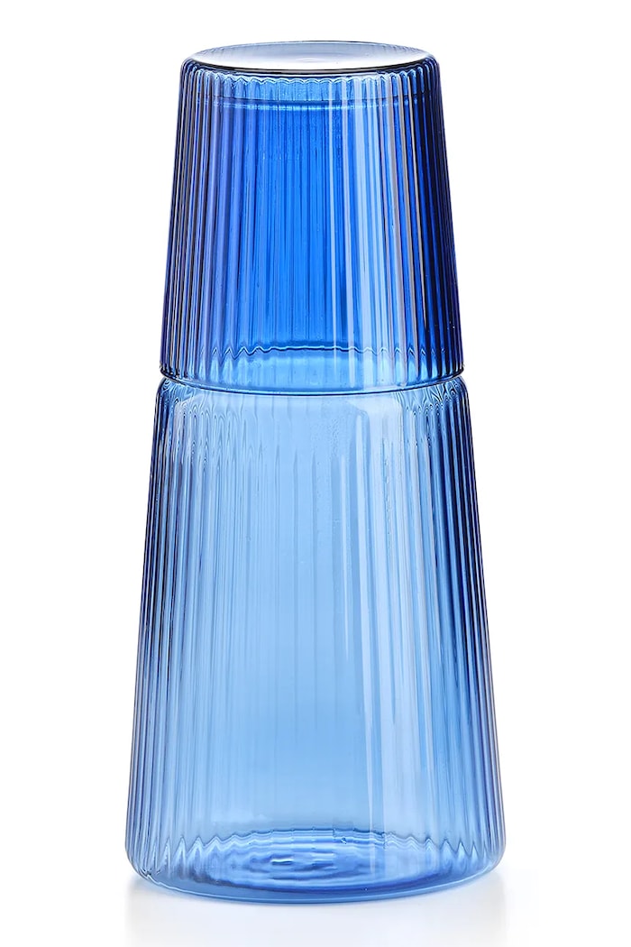 IVV caraffa con bicchiere Narciso 0,6 + 0,23 L blu 8799.1