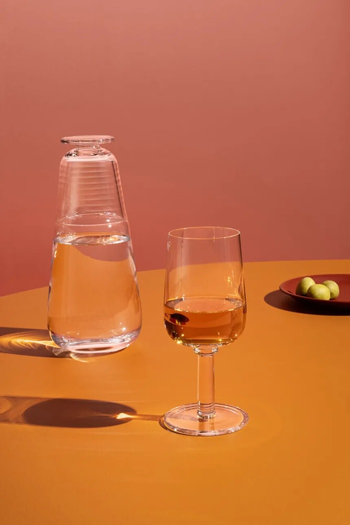 Karafa s pohárom Kosta Boda Viva 900 / 200 ml 7082006 priesvitná AA00
