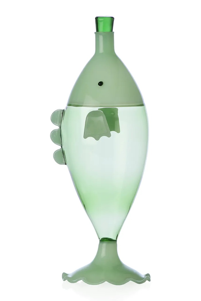 Ichendorf Milano Karafka ze szkła barwionego Marine Garden 0,9 l zielony 9354209