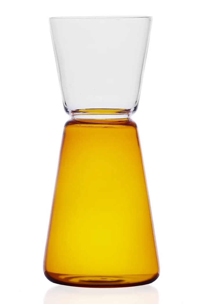 Ichendorf Milano Karafka ze szkła barwionego High Rise 500 ml żółty 9312112