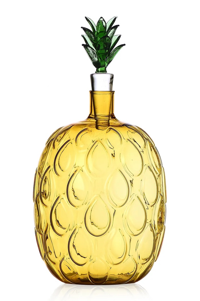 Ichendorf Milano Karafka ze szkła barwionego Fruits and Flowers 1,1 l żółty 9354248