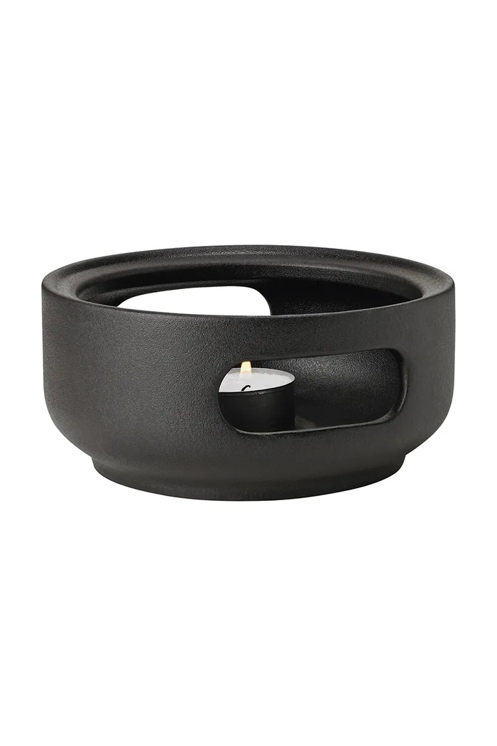 Ohrievač kanvice na čaj Stelton Theo 15 x 7 cm čierna X.631