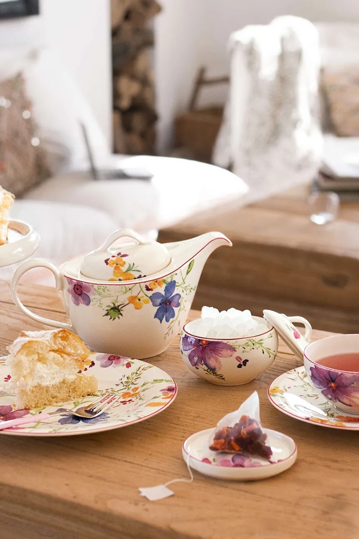 Čajník Villeroy & Boch Mariefleur Tea 0,62 L 10.4217.0220 viacfarebná AA00