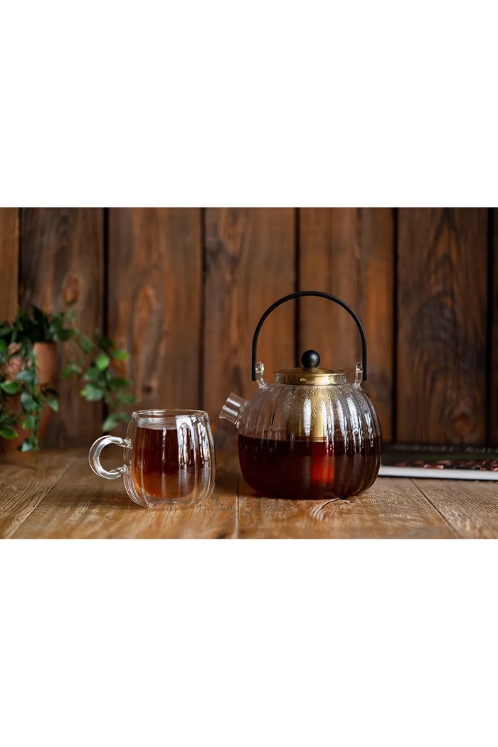 Infuzer za čaj Vialli Design 1 L rumena 1746
