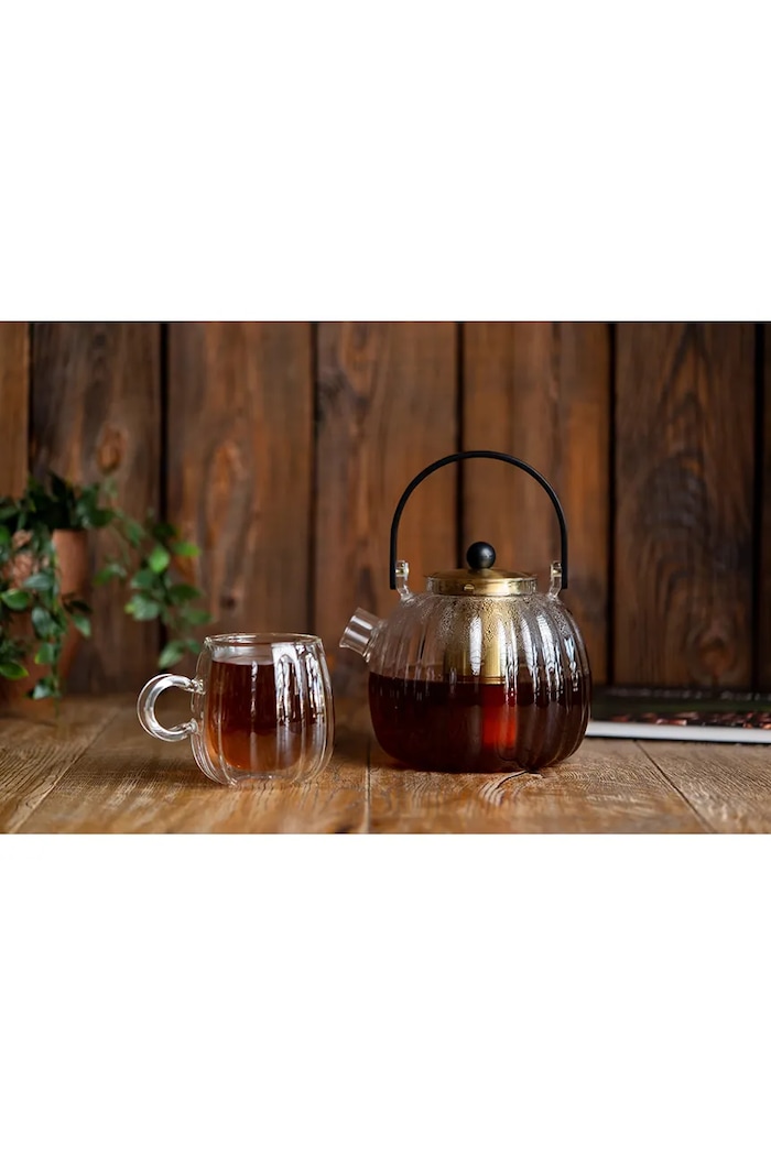 Infuzer za čaj Vialli Design 1 L rumena 1746