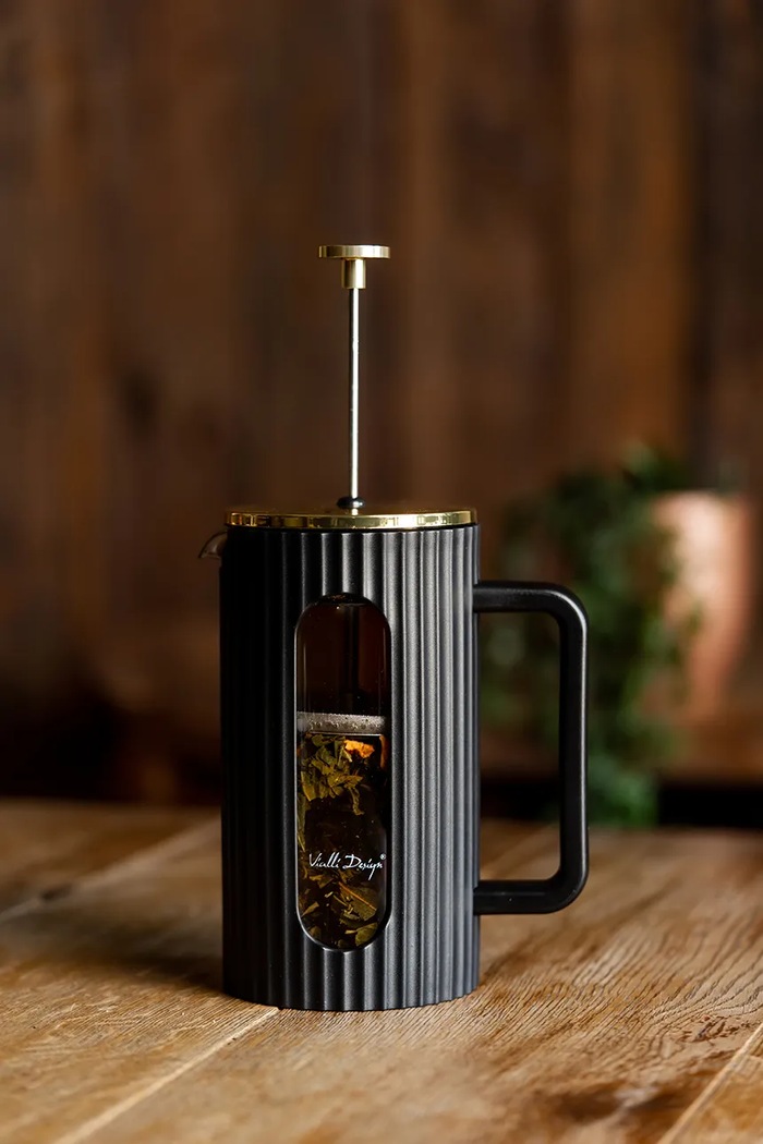 Aparat za kavo in čaj Vialli Design 1 L črna 1715