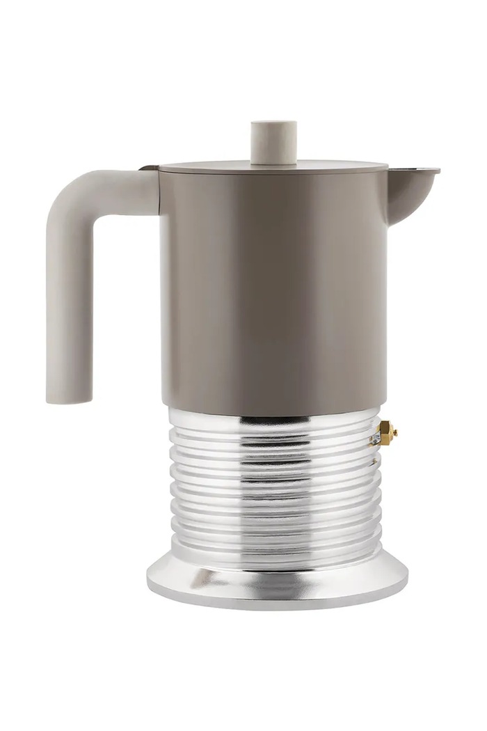 Alessi Kawiarka z aluminium Vite 300 ml beżowy PM01.6.WG