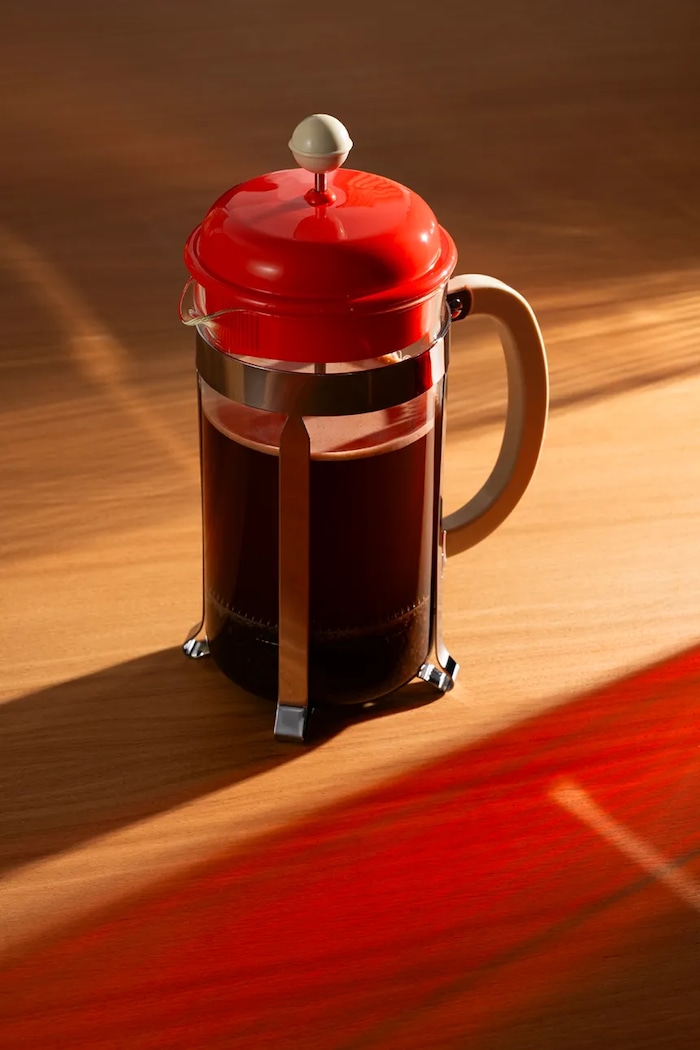 Kuchnia i bar Bodum zaparzacz tłokowy do kawy ze szkła borokrzemianowego Caffettiera 1 l 1918.170.761 pomarańczowy