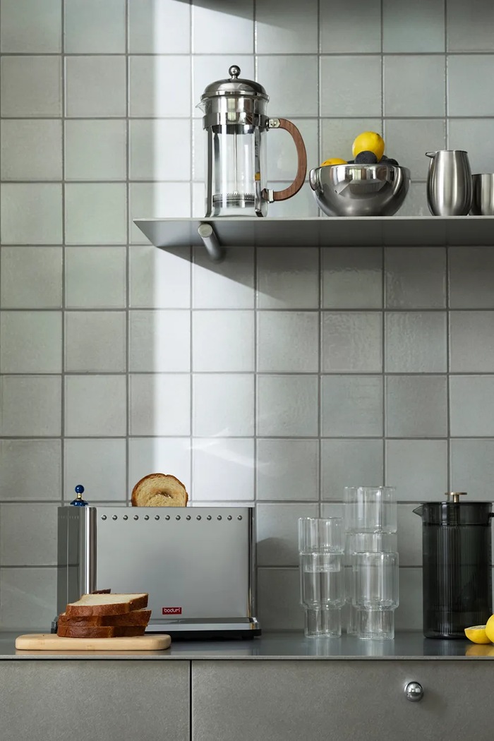 Bodum infuzor za kavo iz borosilikatnega stekla 1 l 11652.16.16 siva