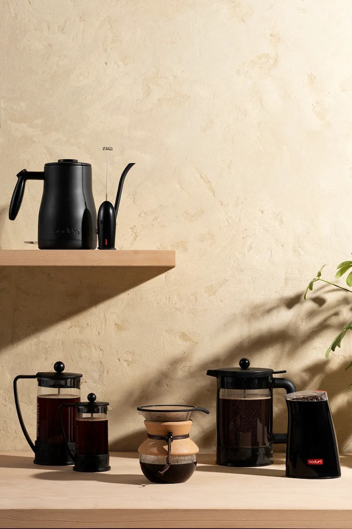 Bodum infuzor za kavo iz borosilikatnega stekla 1 l črna 10938.01