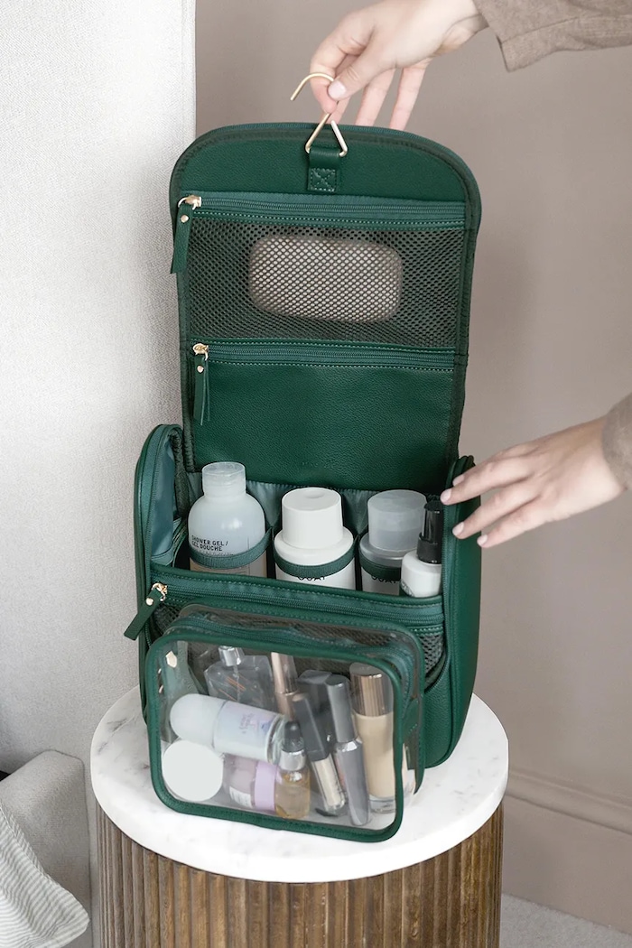 Trusă cosmetică de călătorie 0 Stackers 76423. verde