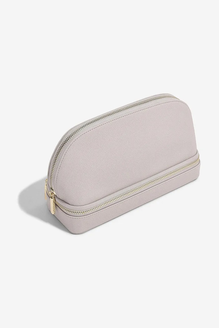 Stackers borsa per il trucco con spazio per i gioielli 76196 grigio AA00
