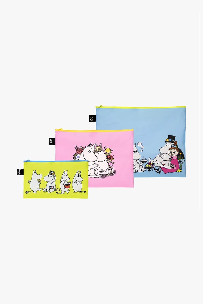 Set vrećica LOQI Moomin 3-pack šarena Q.ZP.MO.TO