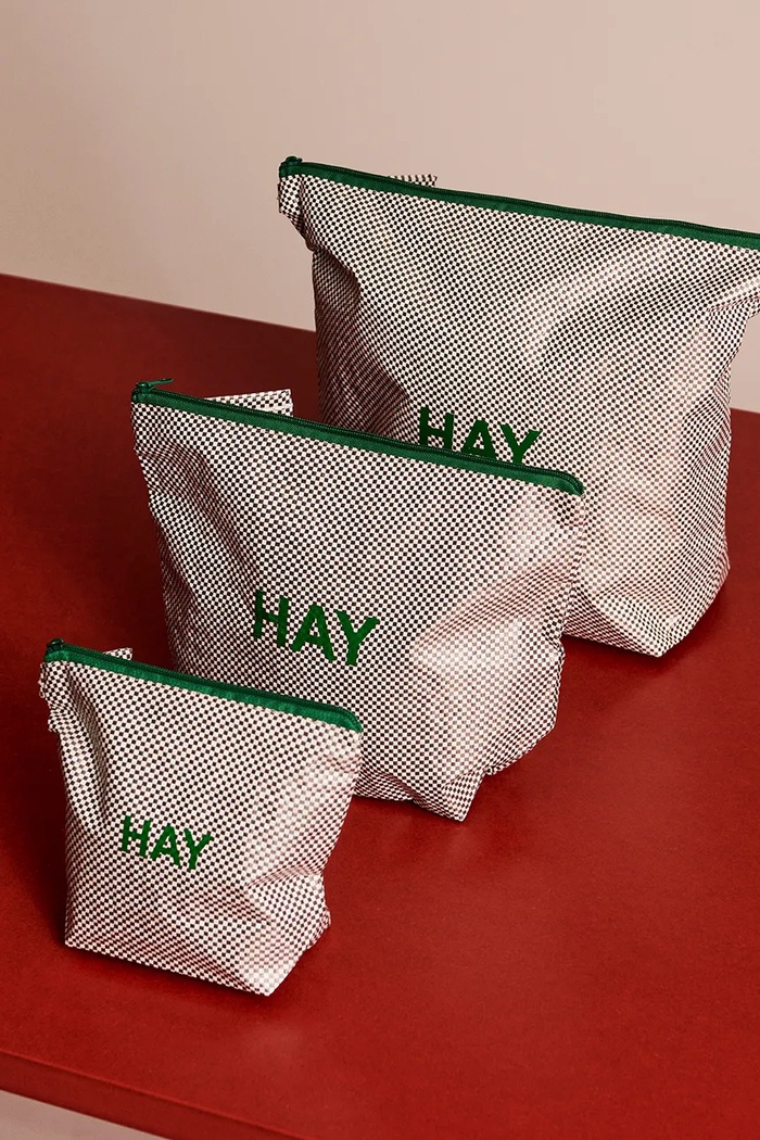 Set vrećica HAY Candy Mono Wash Bag 3-pack AE750.E493.AB48 siva AA00