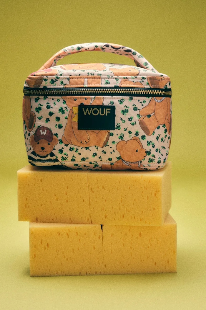 WOUF kosmetyczka podróżna Cute 20 x 12 x 15 cm beżowy TV250013
