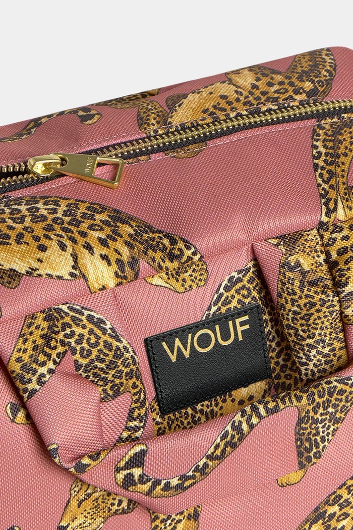 Doplnky Cestovná kozmetická taštička WOUF Blush Leopard 29 x 18 x 13 cm TL250017 viacfarebná