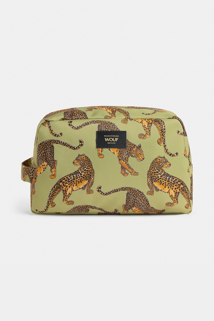 WOUF Kosmetyczka Avo Leopard zielony TL260037