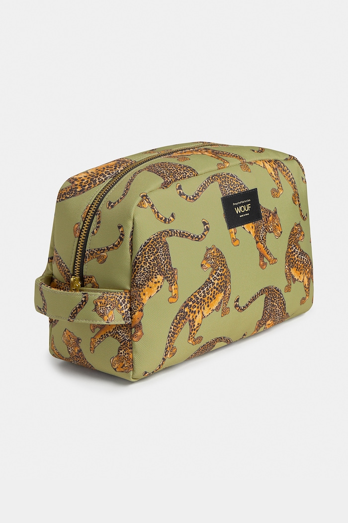 WOUF Kosmetyczka Avo Leopard TL260037 zielony AA00