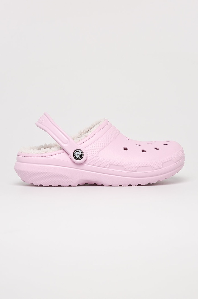 Crocs Papuci roz 203591.CLASSIC.LINED.BL